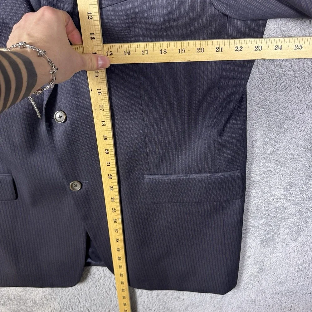 Banana Republic Blazer Mens 46R Suit Jacket Sport Coat Pinstripe Navy New w/ Tag